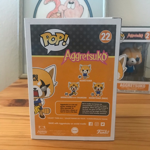 Funko POP Aggretsuko 22 with Chainsaw - Picture 3 of 6
